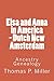 Elsa and Anna in America - Dutch New Amsterdam: Ancestry Genealogy