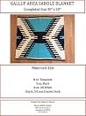 Gallup Area Saddle Blanket