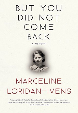 But You Did Not Come Back: A Memoir