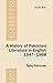 A History of Pakistani Literature in English 1947-1988