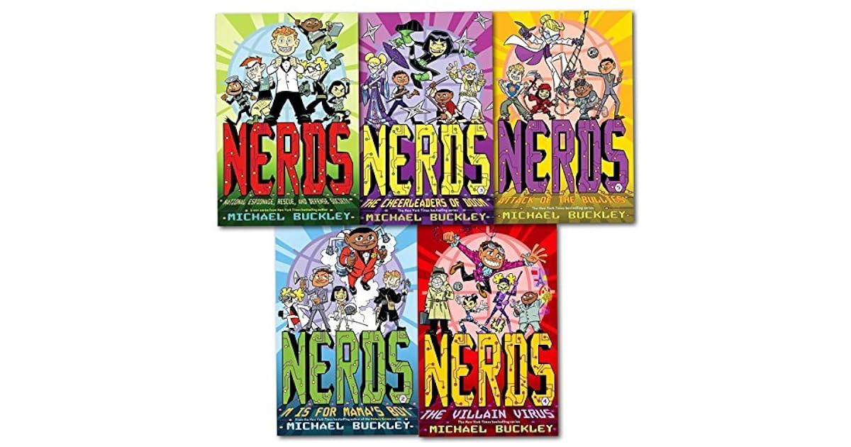 Nerds Series Collection Michael Buckley 5 Books Set (NERDS by Michael