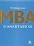Writing Your MBA Dissertation