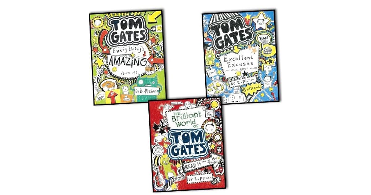 Tom Gates 3 Books Collection Pack Set by Liz Pichon