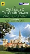 AA Walker's Map Chichester & The South Downs