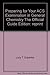 Preparing for your ACS Examination in General Chemistry: The Official Guide