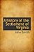 A History of the Settlement of Virginia