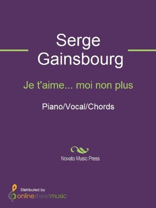 Je t'aime... moi non plus Sheet Music (Kindle Edition)