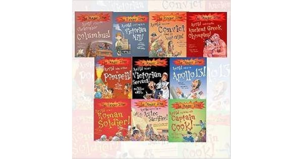 The Danger Zone Collection 10 Books Children Gift Set Pack Avoid Being A Exploring With Captain Cook Becoming An Aztec Sacrifice On Apollo 13 Entering The Greek Olympics Victorian Servan Convict Sent