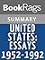 Summary & Study Guide United States: Essays 1952-1992 by Gore Vidal