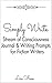 Simply Write.: Stream of Co...