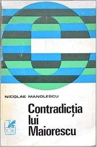 Contradicţia lui Maiorescu