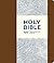 NIV Journalling Brown Imitation Leather Bible with Clasp by Anonymous