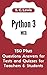 Python 3 MCQ - Multiple Choice Questions n Answers for Tests,... by S.C. Lewis