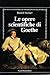 Le opere scientifiche di Goethe