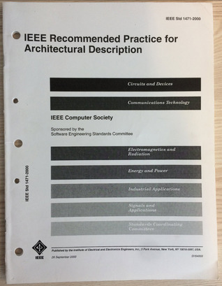 IEEE Recommended Practice for Architectural Description
