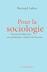 Pour la sociologie