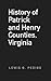 History of Patrick and Henry Counties, Virginia