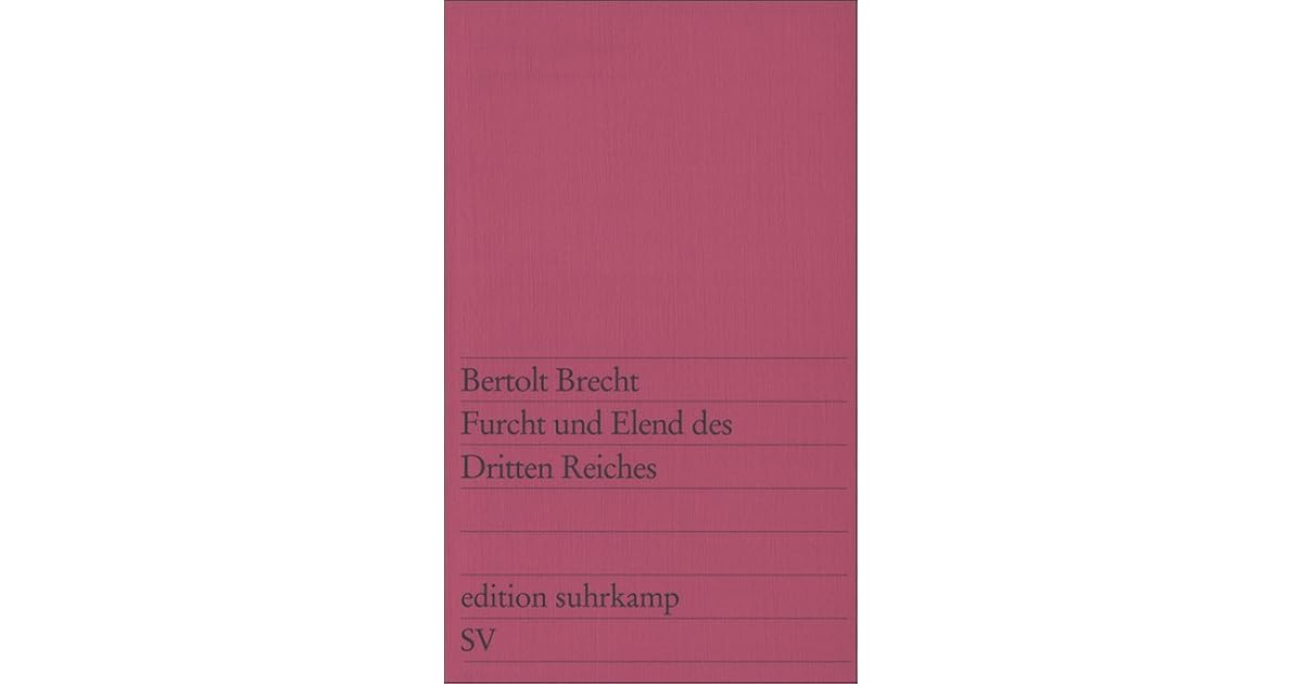 furcht und elend des dritten reiches