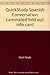 QuickStudy Spanish Conversa...