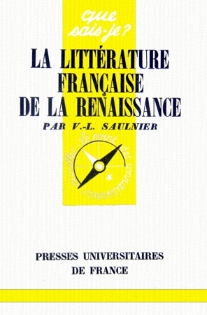 La littérature française de la Renaissance