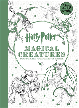 Harry Potter Magical Creatures Postcard Coloring Book (Card Book)