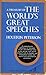 A Treasury of the World's Great Speeches