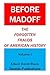 BEFORE MADOFF by EDSON BLACK