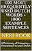 100 Most Frequently Used Dutch Words + 1000 Example Sentences: A Dictionary of Frequency + Phrasebook to Learn Dutch