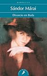 Divorcio en Buda by Sándor Márai