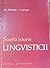 Scurtă istorie a lingvisticii