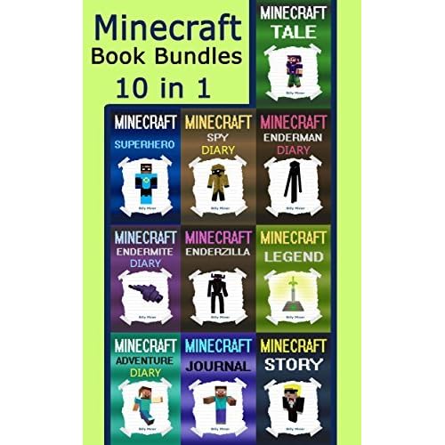 Minecraft Book Bundles Minecraft 10 Books In 1 Minecraft Set By Billy Miner