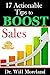 17 Actionable Steps To Boost Sales