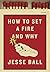 How to Set a Fire and Why