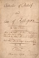 Articles of Belief & Acts of Religion (Unbound)