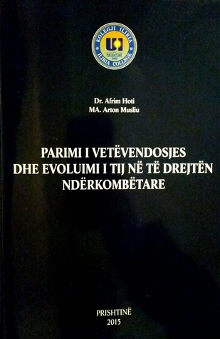 Parimi i vetëvendosjes dhe evoluimi i tij në të drejtë ndërkombëtare
