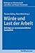 Wurde Und Last Der Arbeit by Thomas Soding