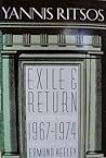 Exile and Return: Selected Poems 1967-1974 (English and Greek Edition)