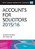 Accounts for Solicitors 2015/2016 (CLP Legal Practice Guides)