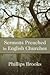 Sermons Preached in English...
