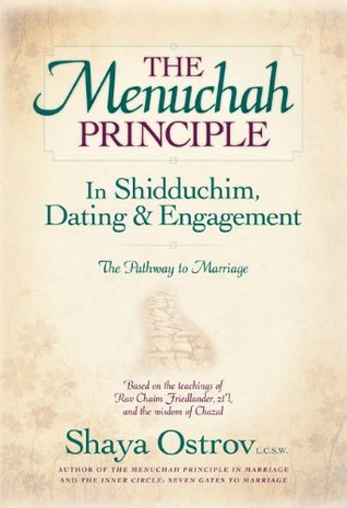 The Menuchah Principle in Shidduchim, Dating & Engagement: The Pathway to Marriage (Hardcover)