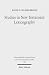 Studies in New Testament Lexicography by David S. Hasselbrook