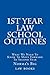 1st Year Law School Outlines: e book (electronic borrowing OK)