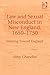 Law and Sexual Misconduct in New England, 1650-1750: Steering Toward England