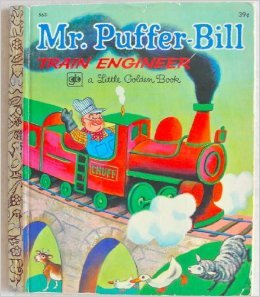 Mr. Puffer-Bill Train Engineer (Little Golden Books, #563)