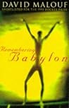 Remembering Babylon by David Malouf