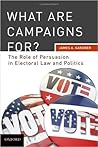 What are Campaigns For? The Role of Persuasion in Electoral Law and Politics
