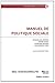 Manuel de politique sociale