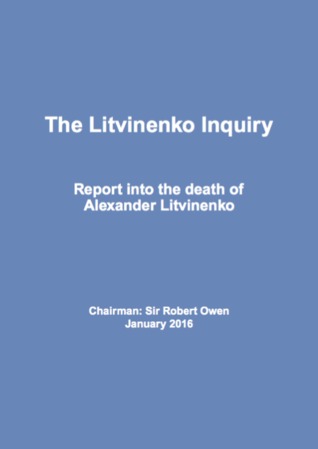 The Litvinenko Inquiry. Report into the death of Alexander Litvinenko