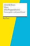 Henrik Ibsen: Nora (Ein Puppenheim). Textausgabe + Lektüreschlüssel