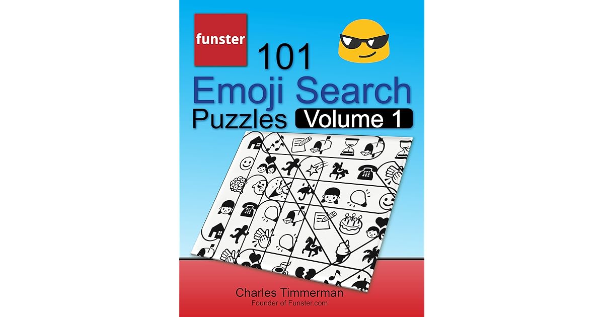 Book giveaway for Funster 101 Emoji Search Puzzles, Volume 1 They're